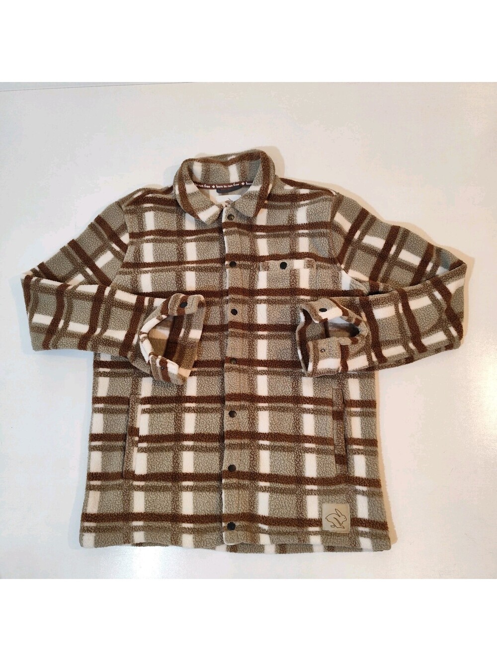 Rabbit Fleece Of Mind  Mens Jacket Size Medium